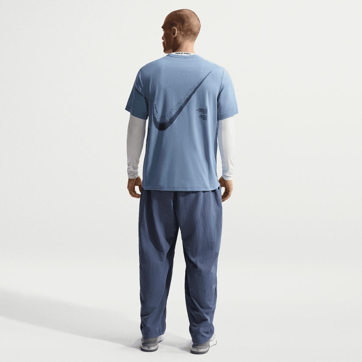 Nike M NK DF HYVERSE GFX SS TOP Blue