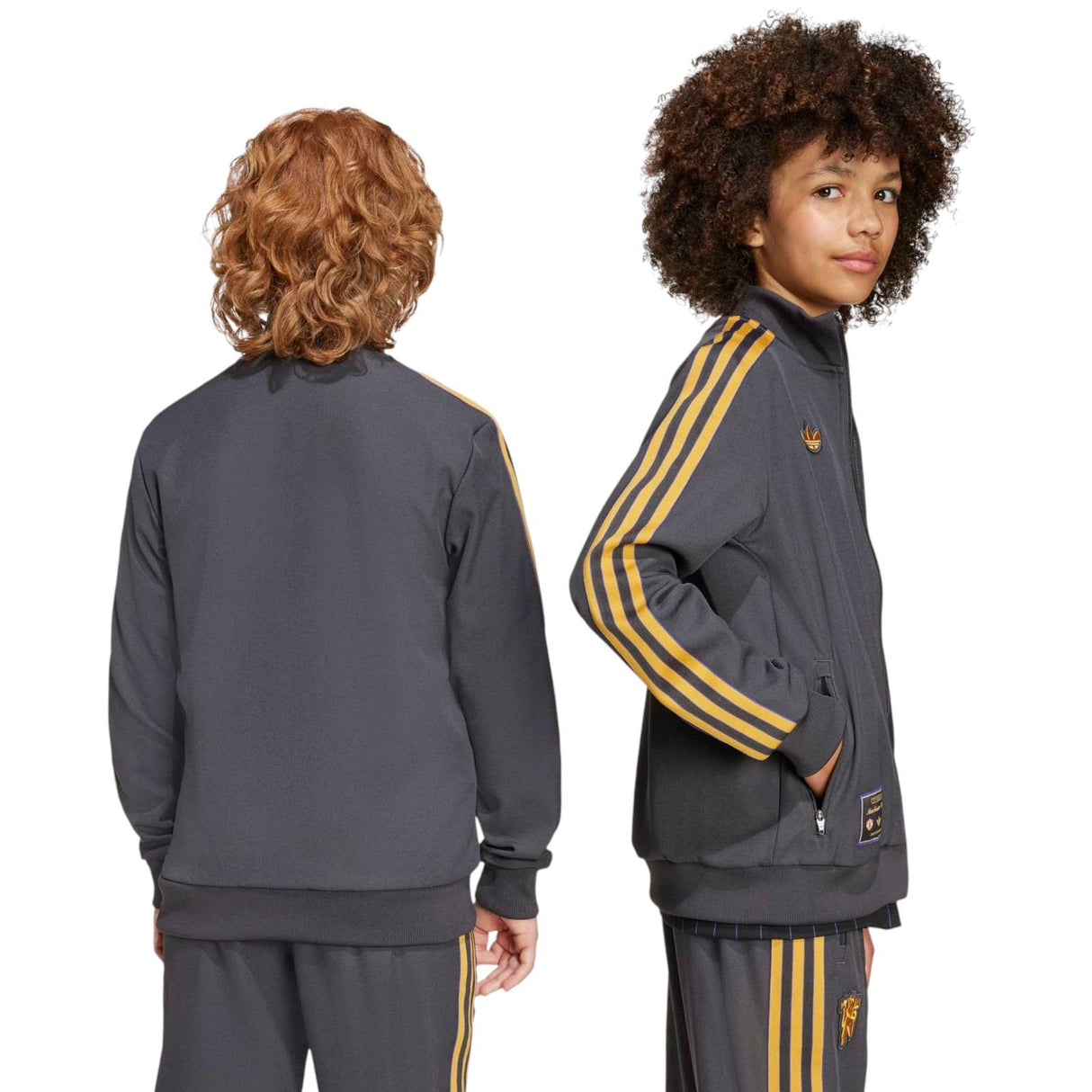 adidas OG MUFC 25 Kid Icon Track Top Blk