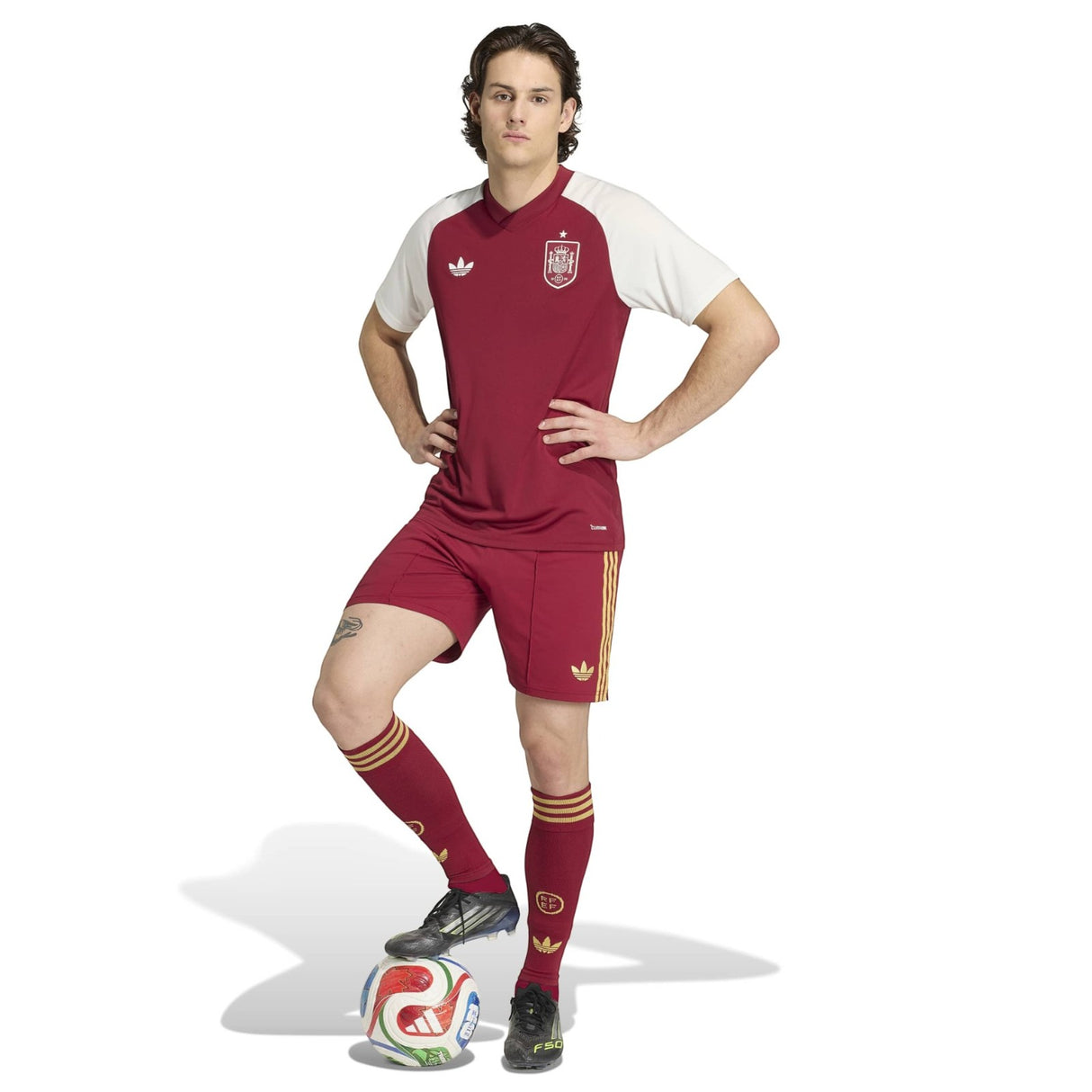 adidas Spain WC26 Away PM Jersey Maroon
