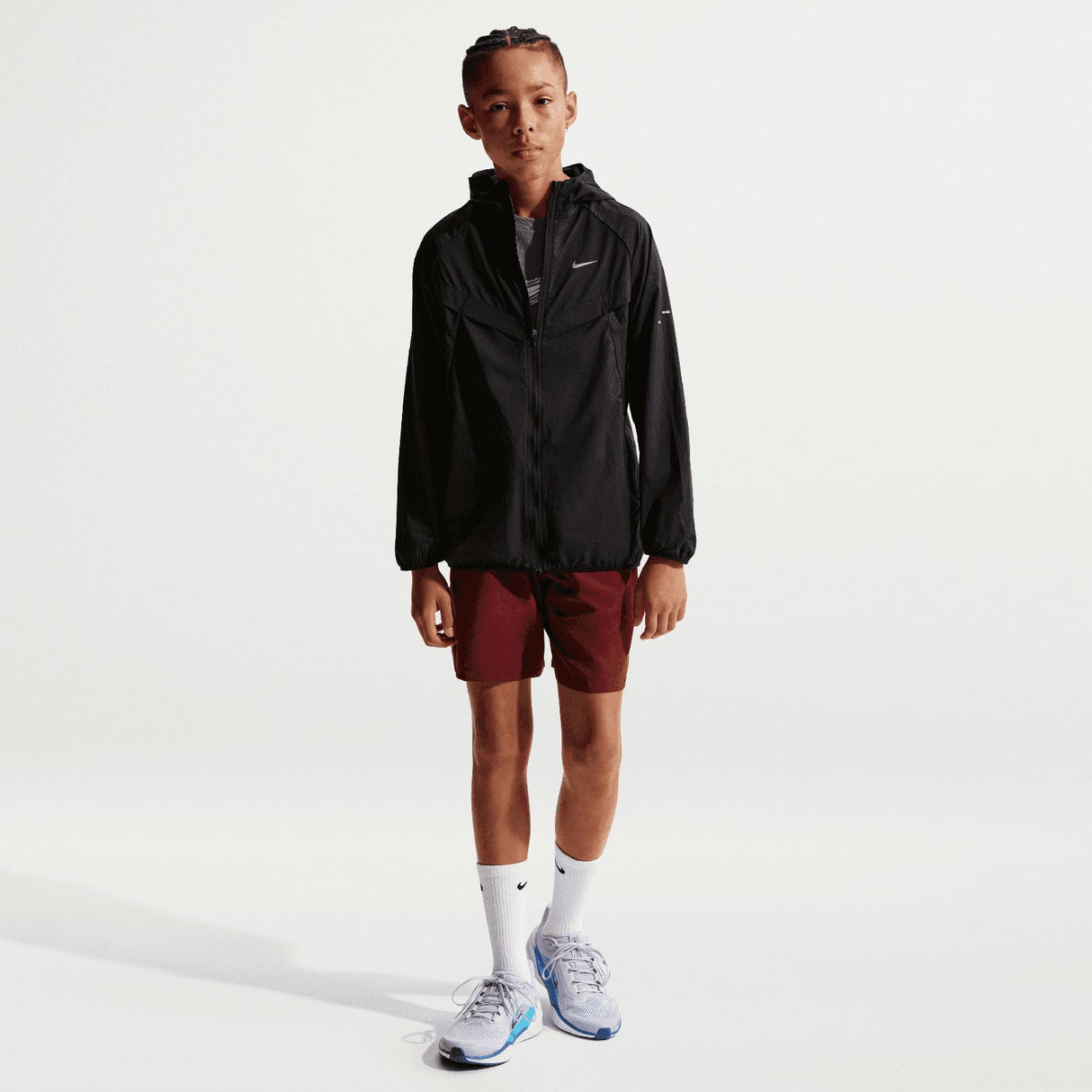 Nike Boys REPEL STRIDE JACKET Black