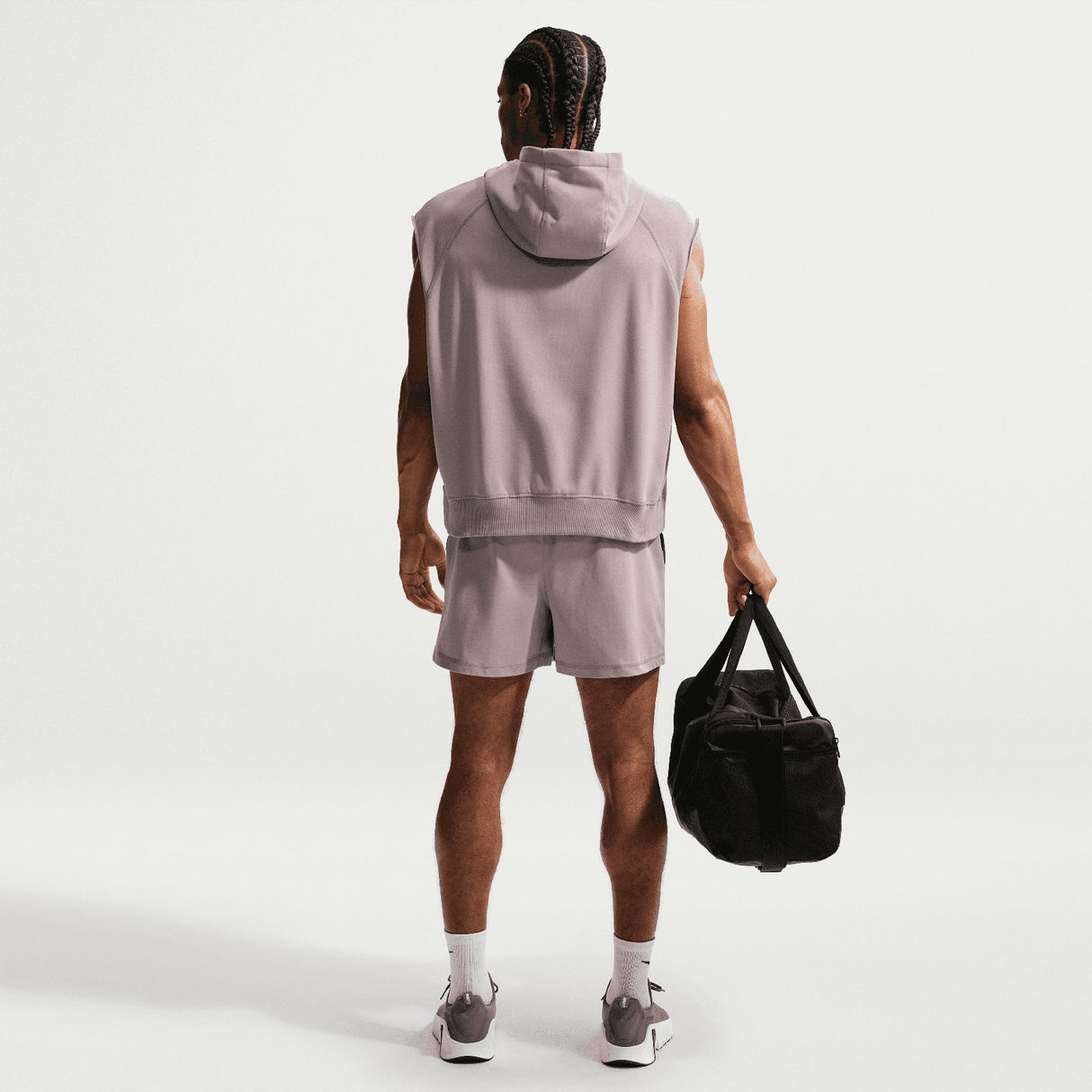 Nike Mens DF NAC KNIT SHORT 5IN Purple