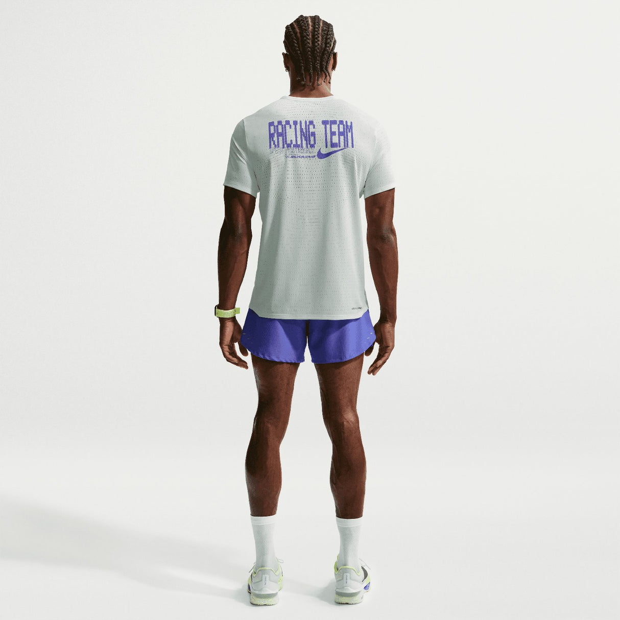 Nike Mens DFADV AEROSWIFT GFX SS Green