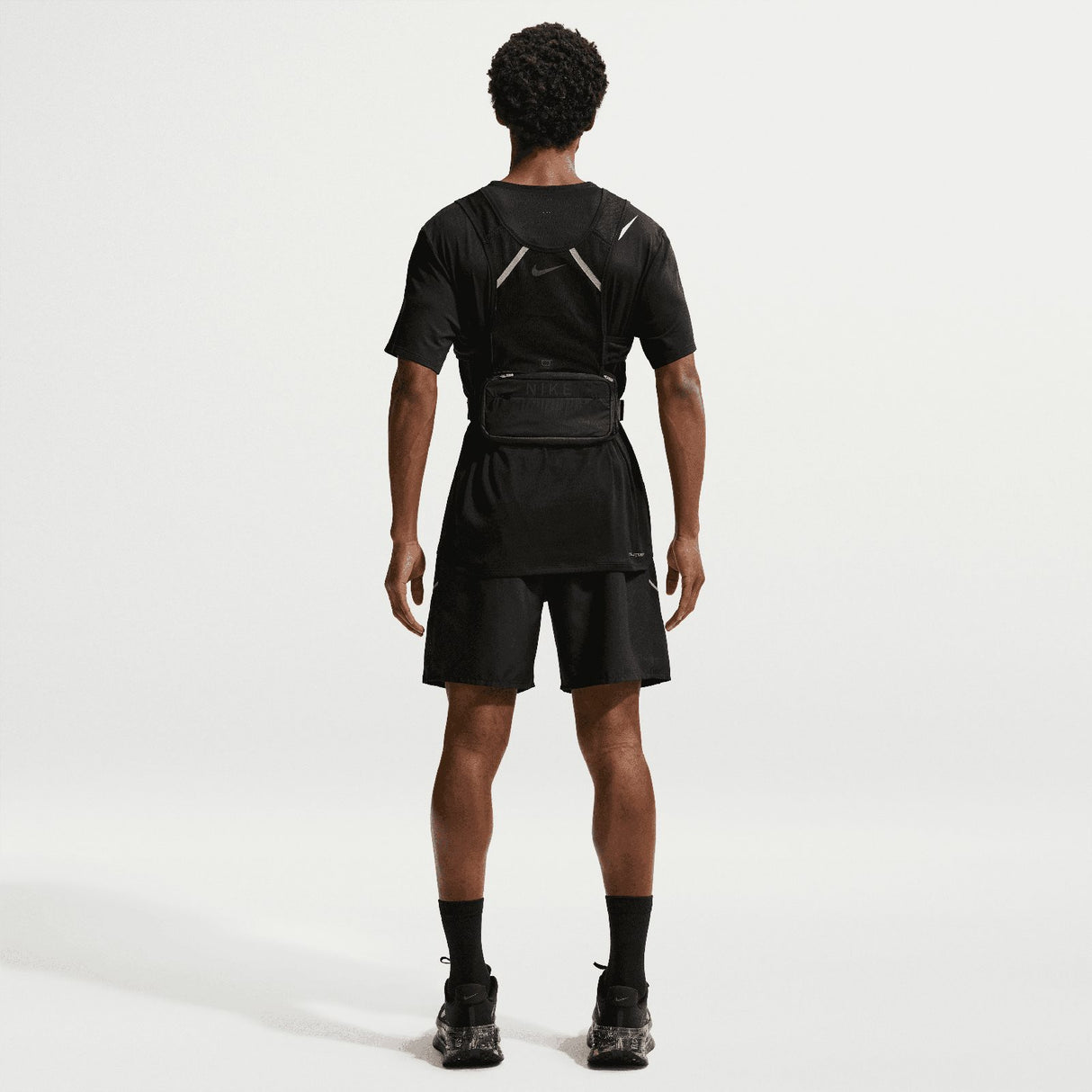 Nike Mens DF MILER 7IN 2IN1 SHORT Black