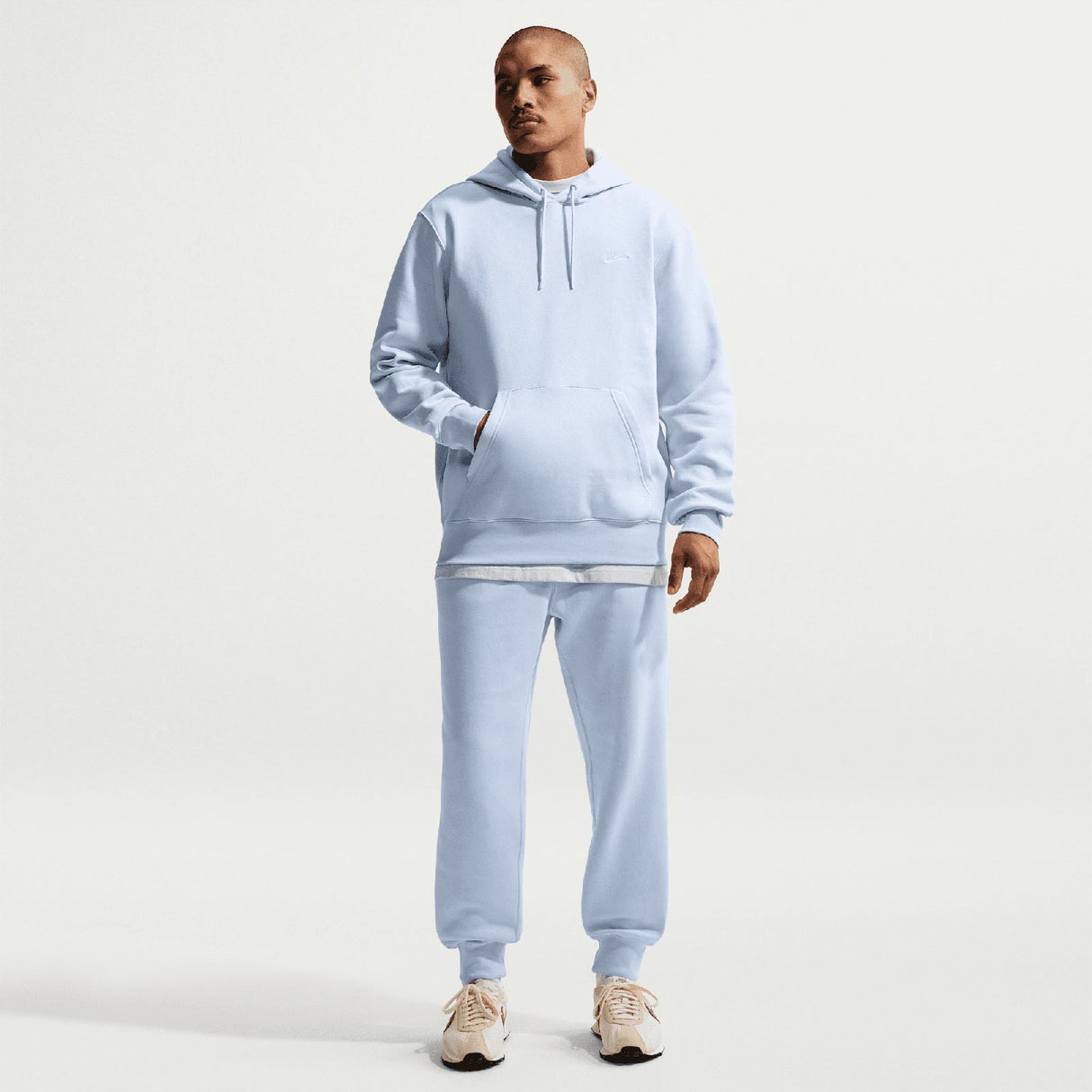 Nike Mens NK CLUB BB PO HOODIE Blue
