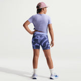 "NIKE GIRLS NP DF 3"" SHORT AOP VNR Purp