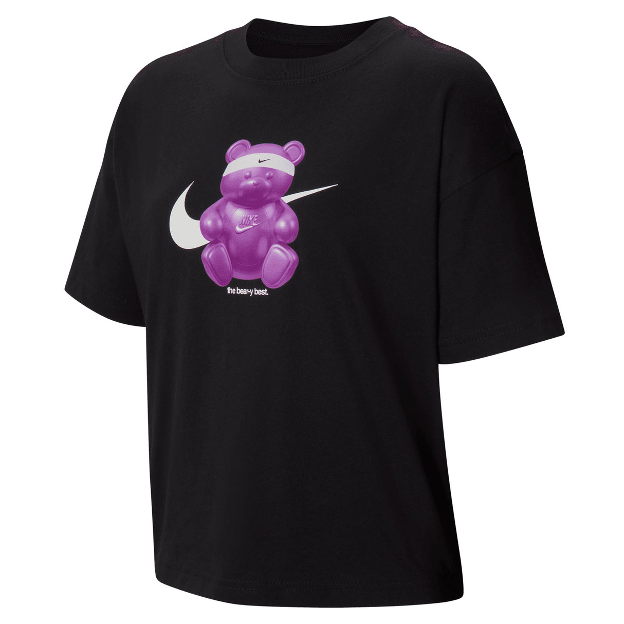 NIKE GIRLS NSW TEE OC BOXY BEAR Black