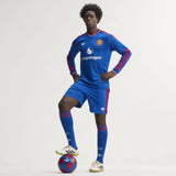 adidas OG MUFC 26 Au Away LS Jersey Blue