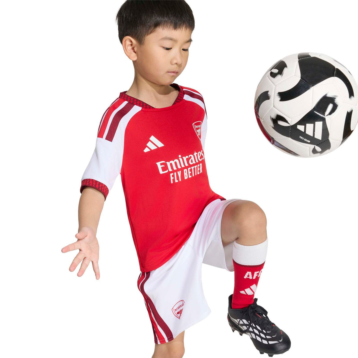 adidas AFC 26 Kids Home Kit Red