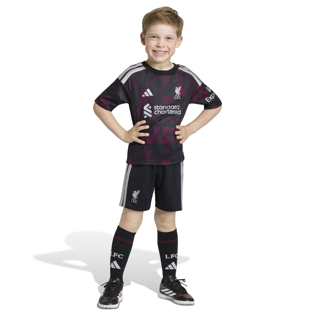 adidas LFC 26 Kids Third Kit Black