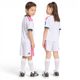 adidas Real Madrid 26 Kids Home Kit Wht