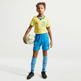 Nike Brazil WC26 Kids Home Shorts Blue