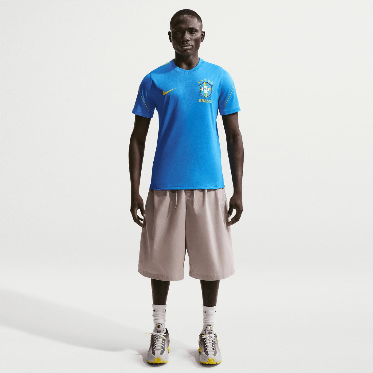 Nike Brazil WC26 Strike Drill Tee Blue