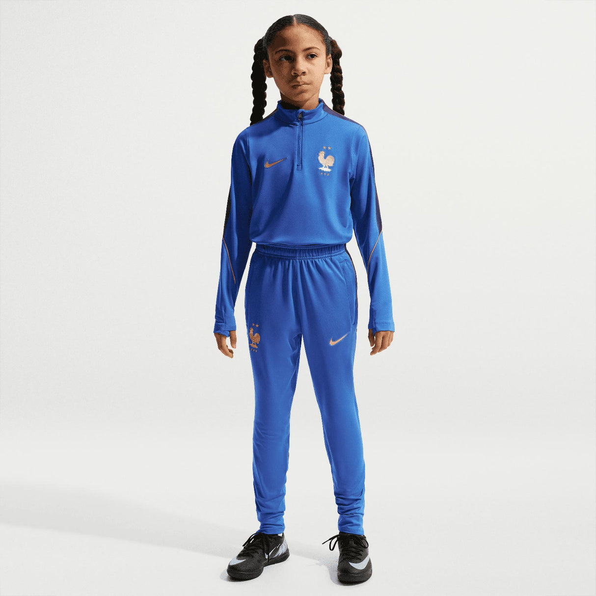 Nike France WC26 Kid Strk Drill Top Blue
