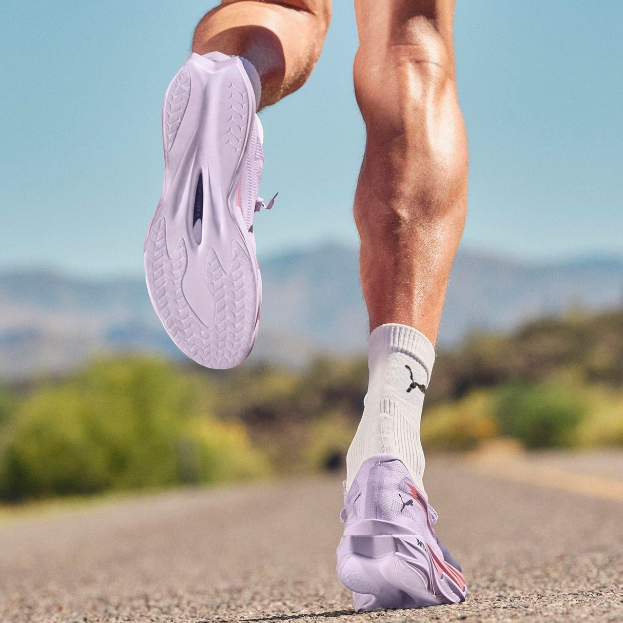 Puma Deviate Nitro Elite 4 Mens Purple