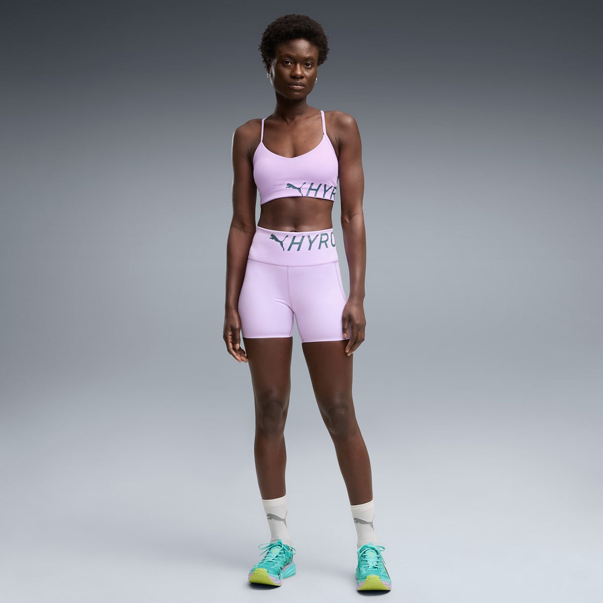 Puma W XHyrox Strappy PWRMode Bra Purple