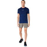 Asics Mens Road 5in Short Grey