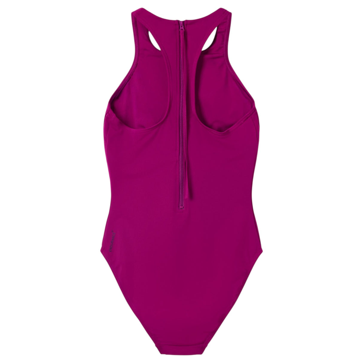 Speedo Wmns Solid Racerback Zip Maroon