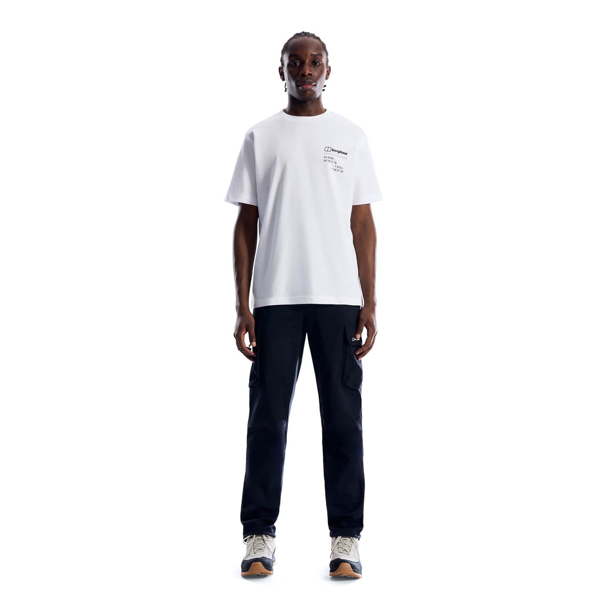 Berghaus Mens Mount 10 Ess Tee AM White