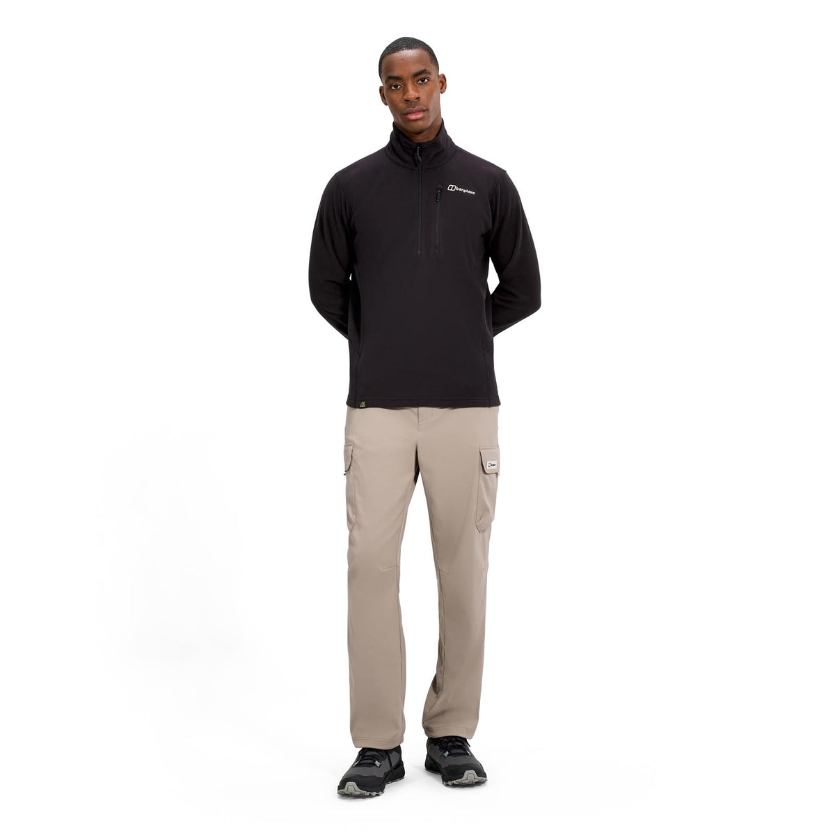 Berghaus Mens Prism PT Flce HZip AM Blk