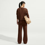 Nike W STDO FLC MW STD Crew Brown