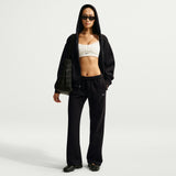 Nike Studio Fleece Medium-Weight Womens Mid-Rise Open-Hem Pants