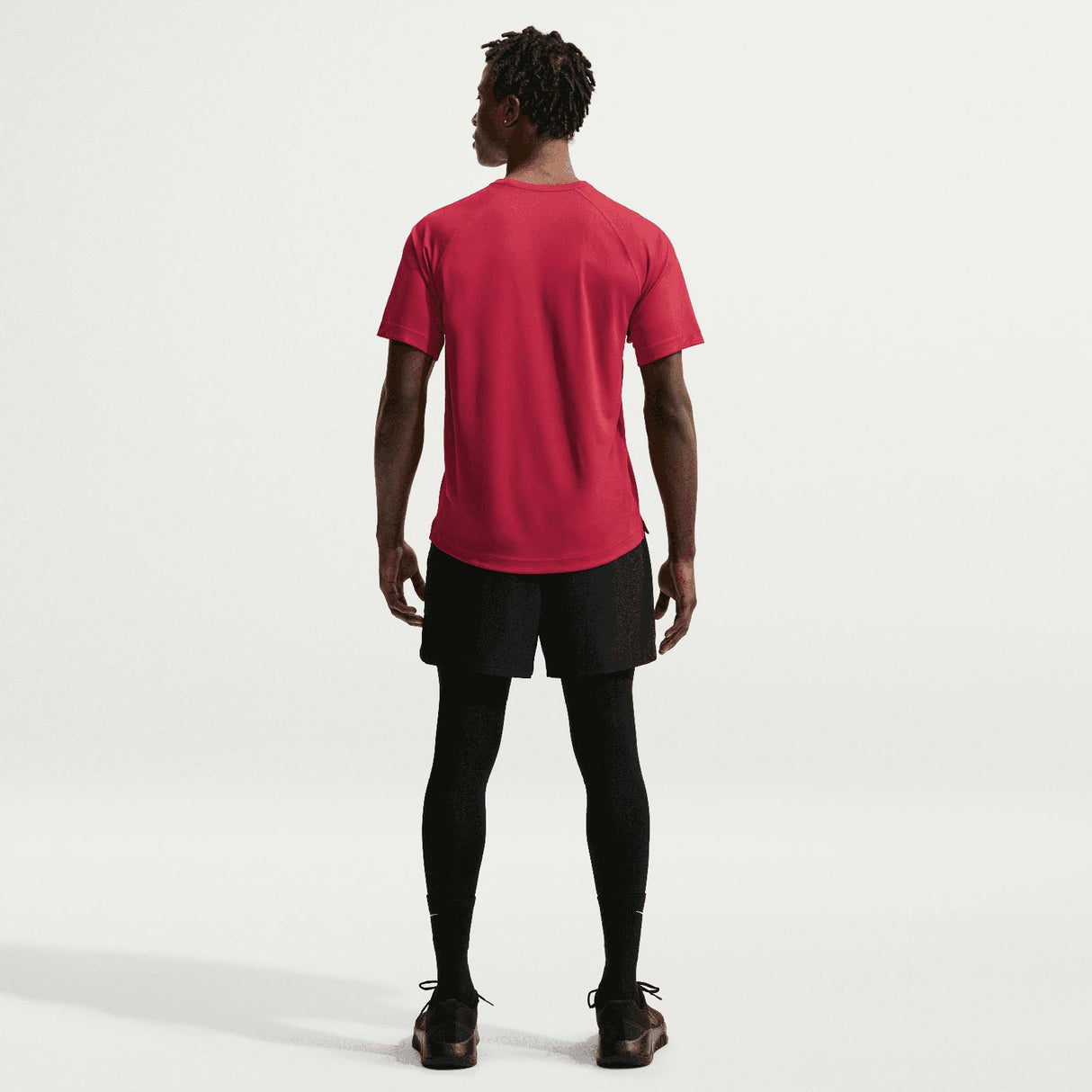 Nike Mens DF Flex SS Top Red
