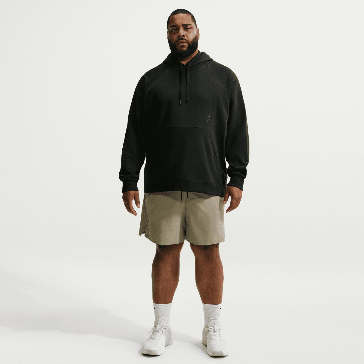 Nike Mens DF Flc Pump cover Hoody Black