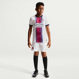 Nike PSG 26 Kids Away Jersey White