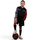 McKeever Clifford Kids Q Zip Top Black