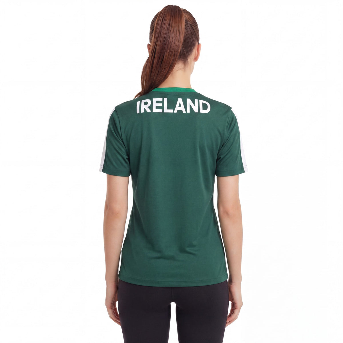 adidas Athletics Ireland Womens 3-Stripes Short-Sleeve T-Shirt