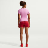 Nike Womens One Fitted SS Top Pink