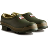 Hunter Womens Gardener Clogs Dark Olive