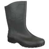 Dunlop Mens Dee Calf Length Wellington Dark Green