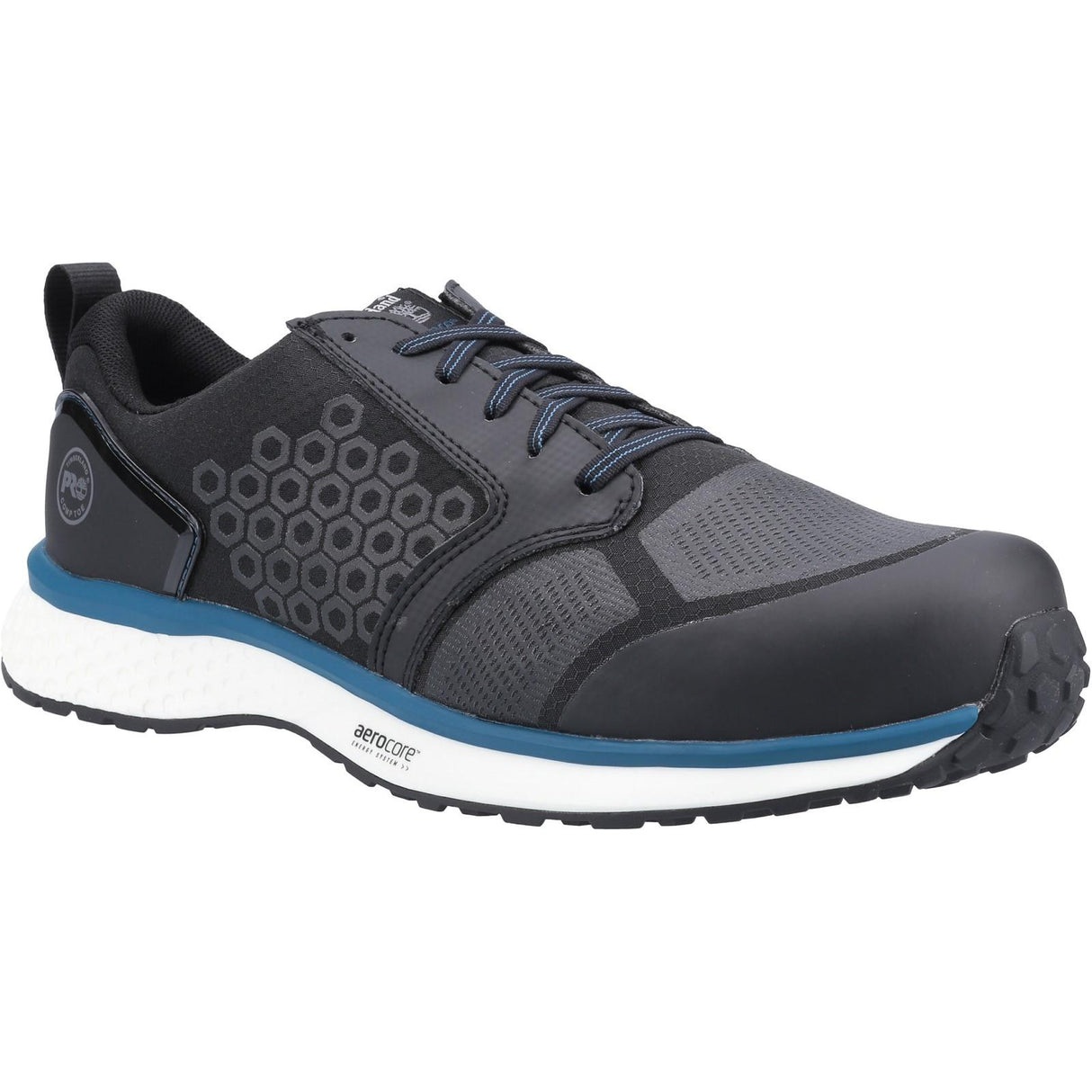 Timberland Pro Mens Reaxion Composite Safety Trainer Black/Blue