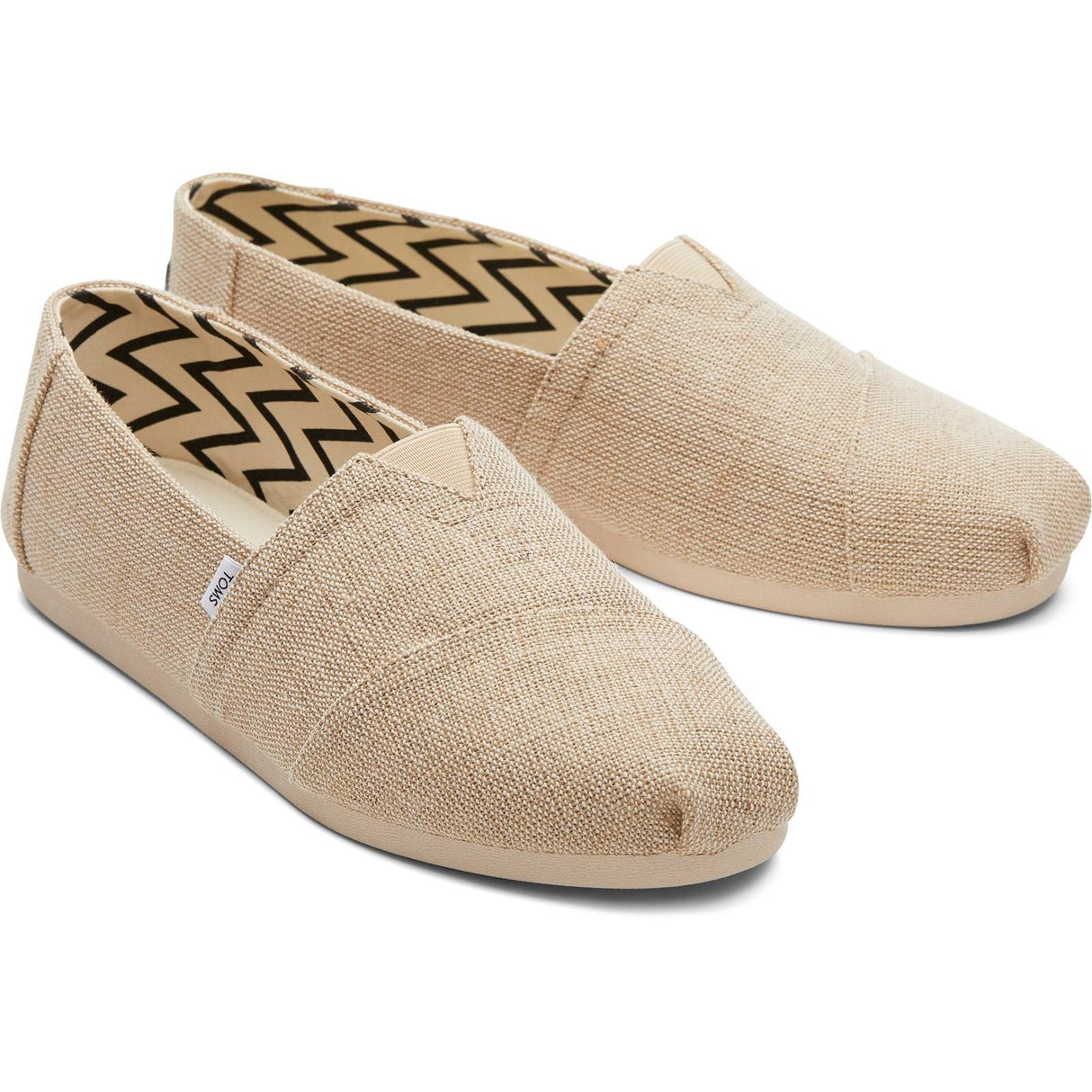 TOMS Mens Alpargata Shoes Natural Undyed