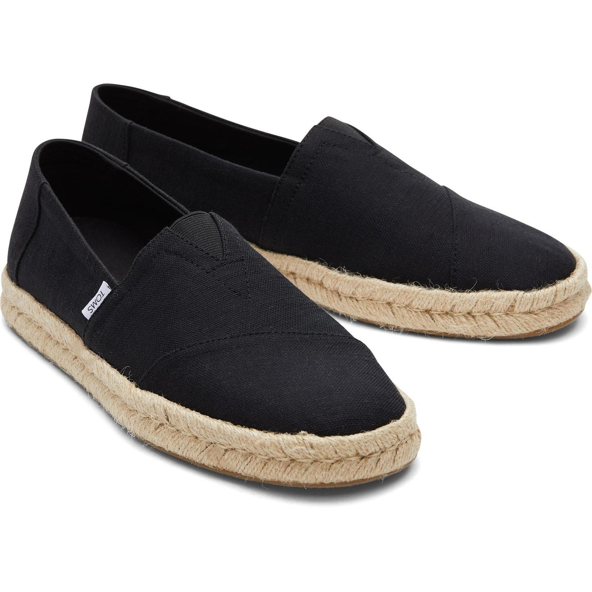 TOMS Mens Alpargata Rope 2.0 Shoe Black