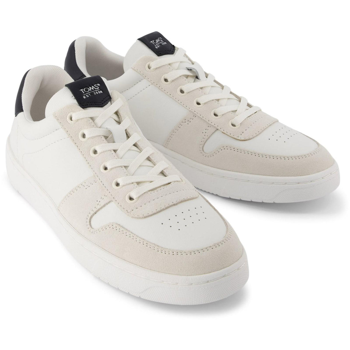 TOMS Mens TRVL LITE Court Trainer White/Black