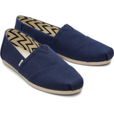 TOMS Womens Alpargata Shoes Navy