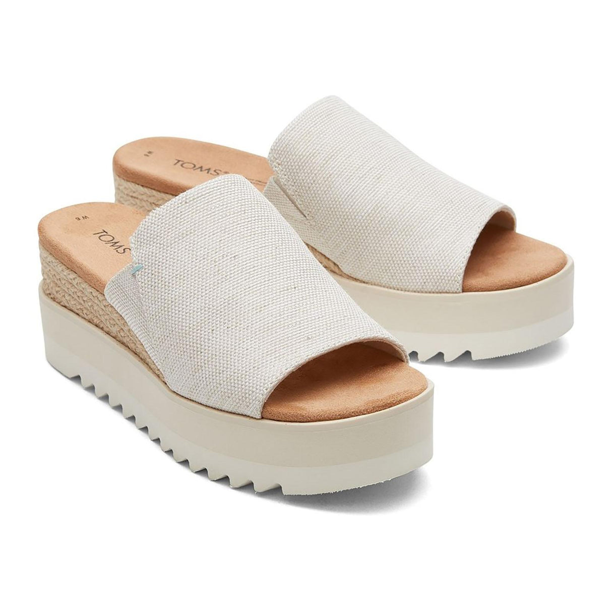 TOMS Womens Diana Mule Wedge Natural