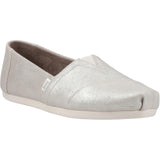 TOMS Womens Alpargata with Cloudbound Shoe Silver