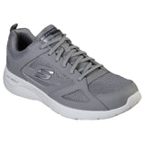 Skechers Mens Dynamight 2.0 Lace Up Memory Foam Trainer Grey