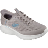 Skechers Mens Skech-Lite Pro Primebase Trainers Taupe/Brown