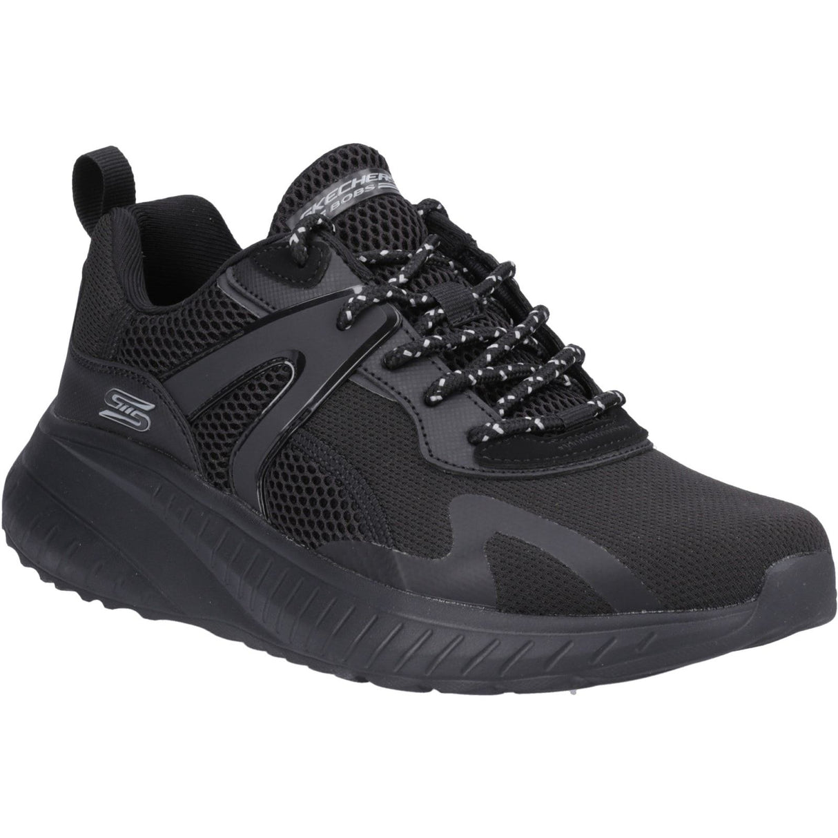 Skechers Mens Bobs Squad Chaos Elevated Drift Trainers Black