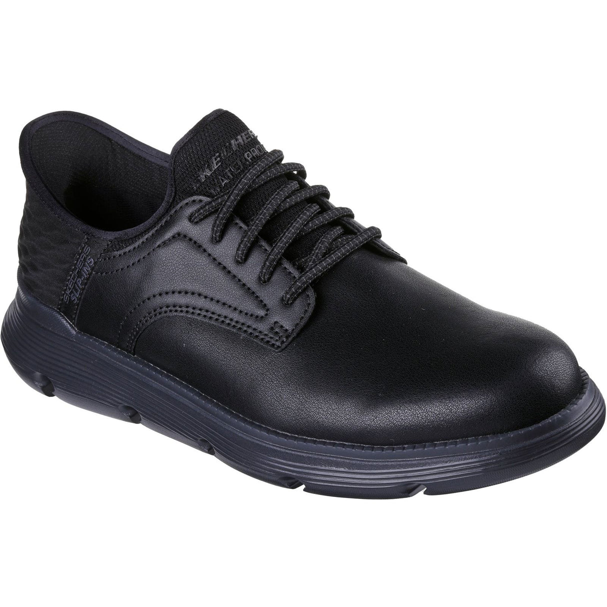 Skechers Mens Garza Carlyn Shoes Black
