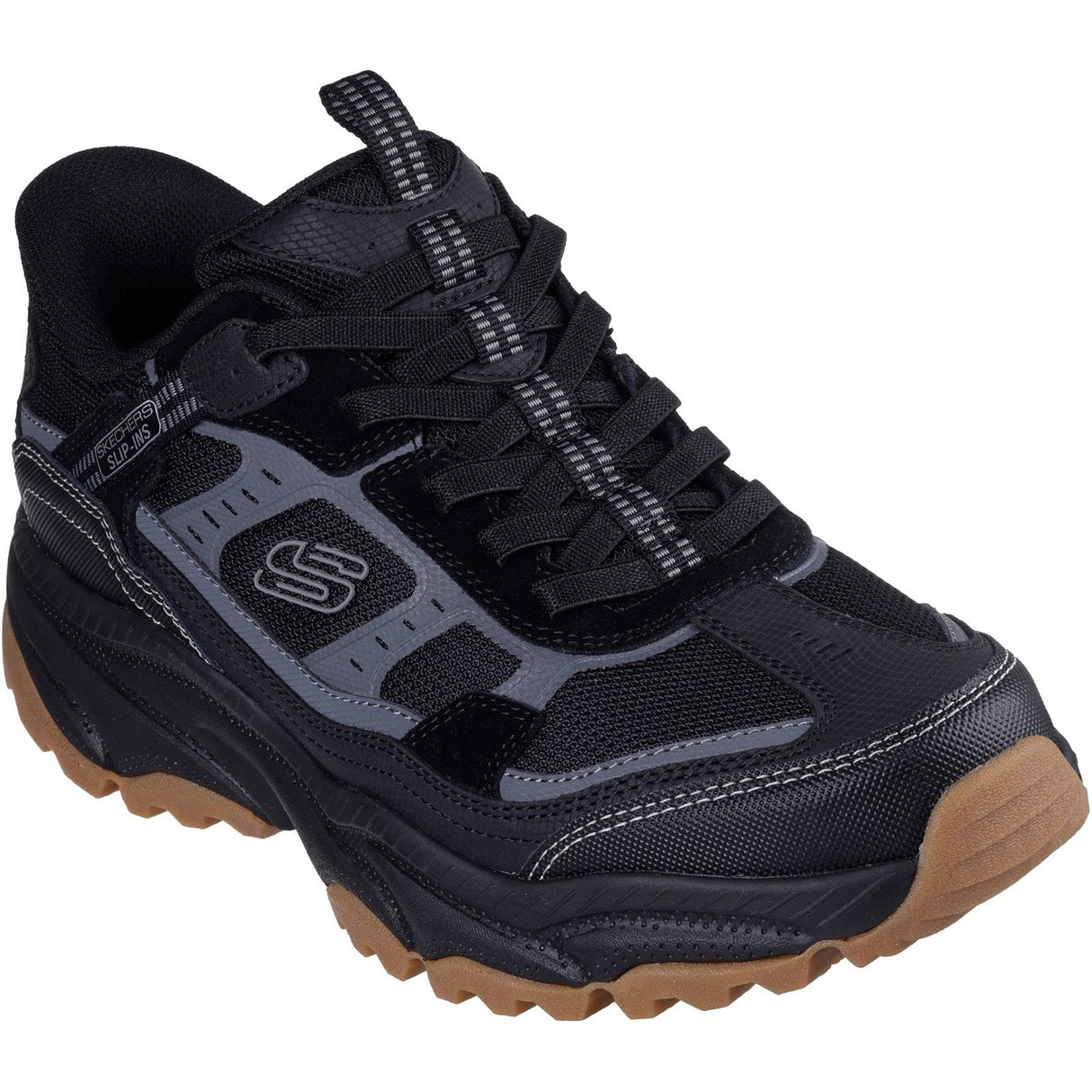 Skechers Mens Vigor AT Hiking Shoes Black