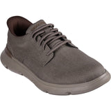 Skechers Mens Garza Clive Shoe Dark Taupe