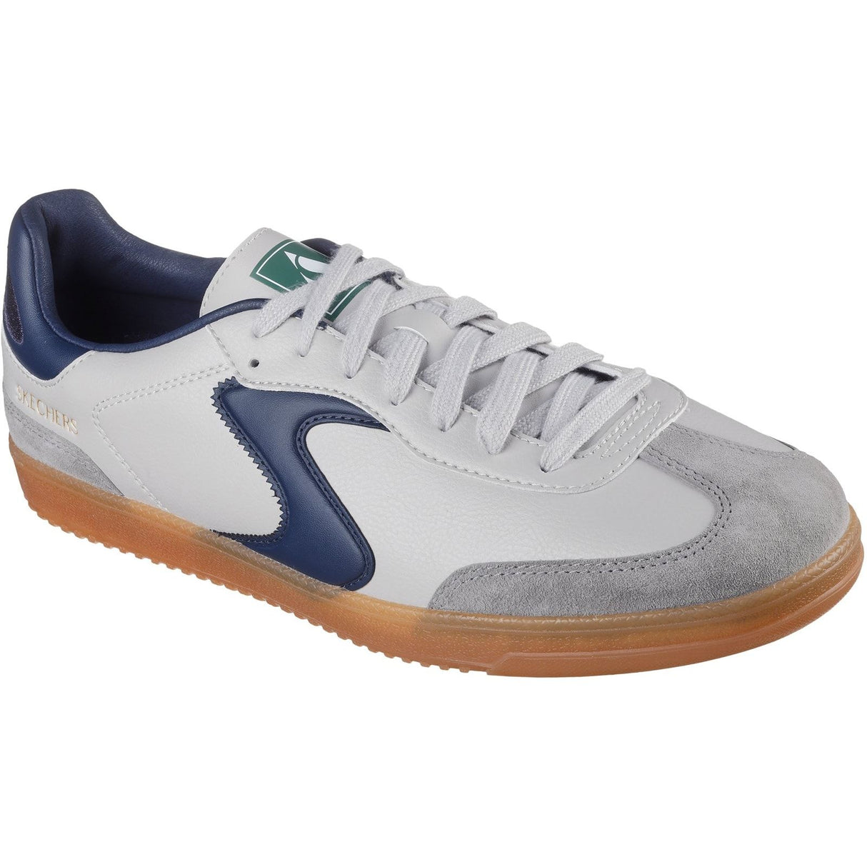 Skechers Mens Hotshot Pyke Trainer Grey/Navy