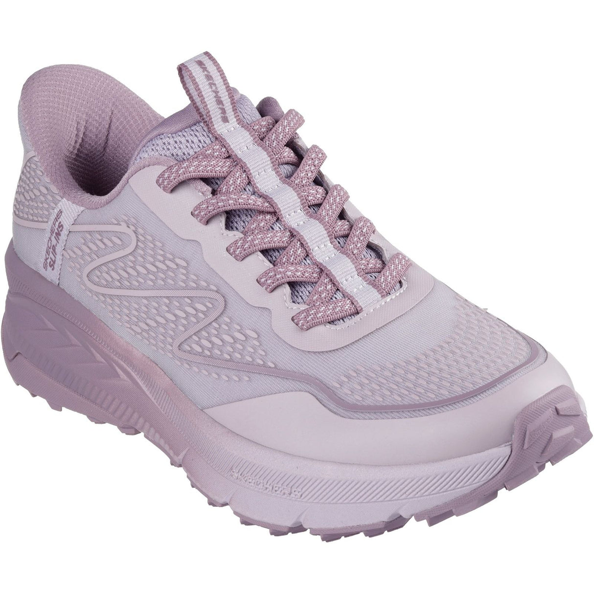 Skechers Womens Switch Back Mist Hiking Shoes Pink/Multi