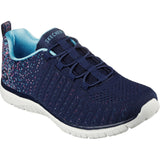 Skechers Womens Virtue Shoes Navy/Blue