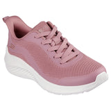 Skechers Womens Bobs Squad Waves Still Wading Trainers Rose